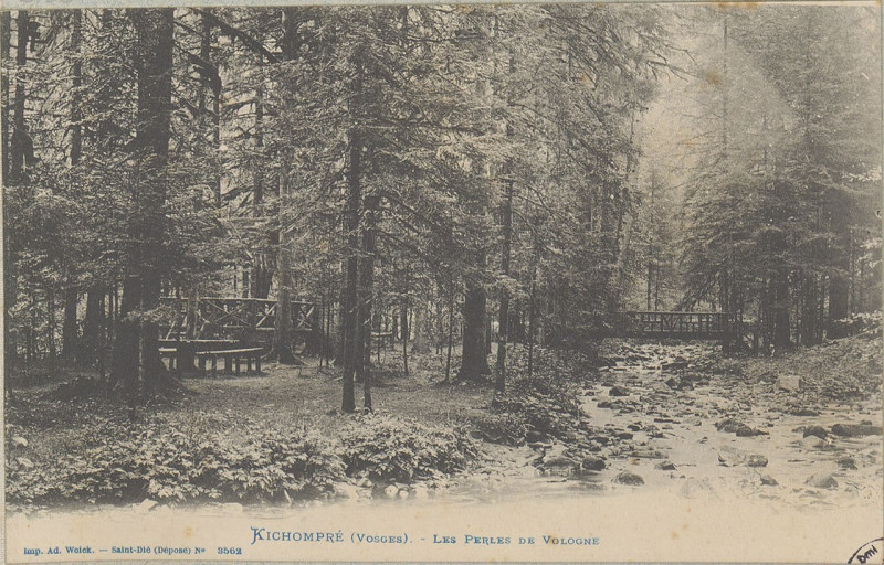Carte postale ancienne Carte postale, Kichompré (Vosges), Les Perles de Vologne
