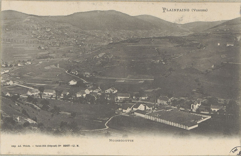 Carte postale ancienne Carte postale, Plainfaing (Vosges), Noiregoutte
