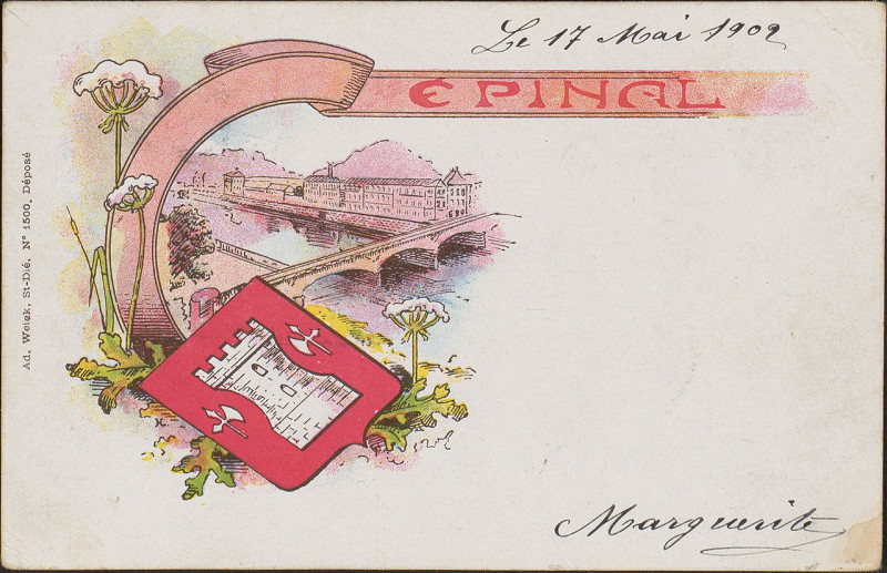 Carte postale ancienne Carte postale, Epinal 4
