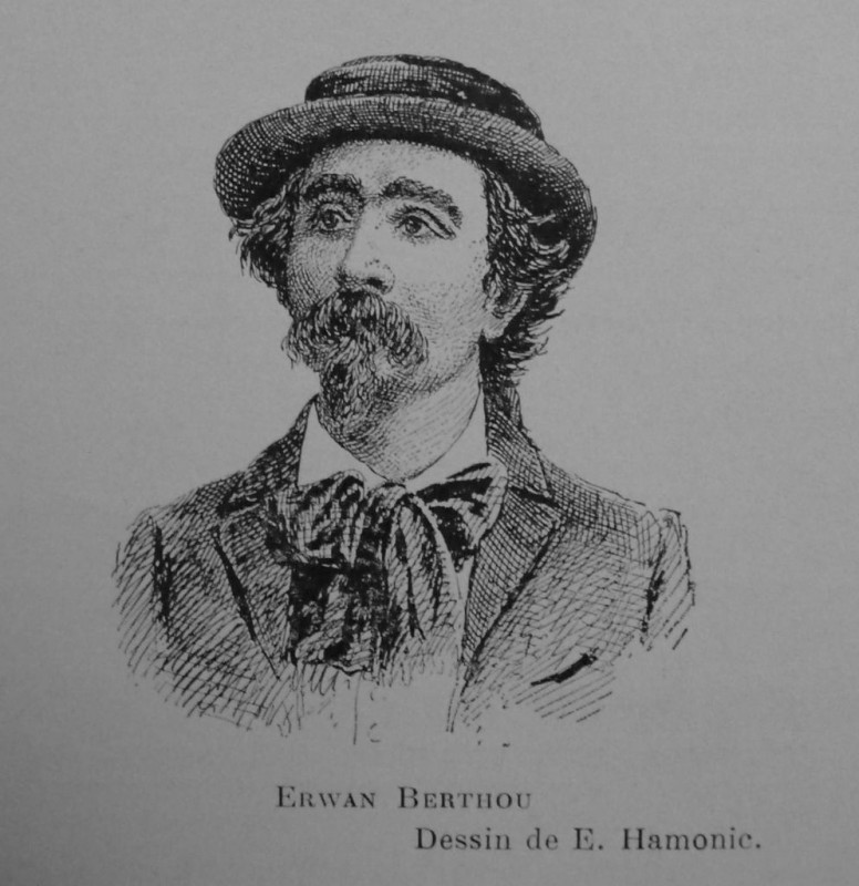 Carte postale ancienne Erwan Berthou