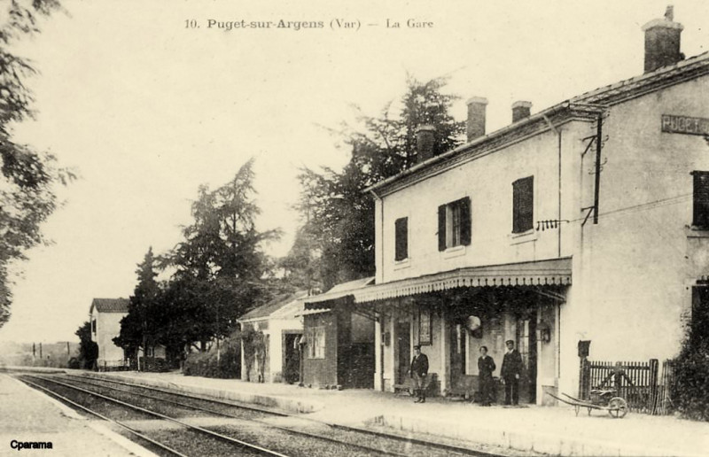 Carte postale ancienne Gare de Puget-sur-Argens 3