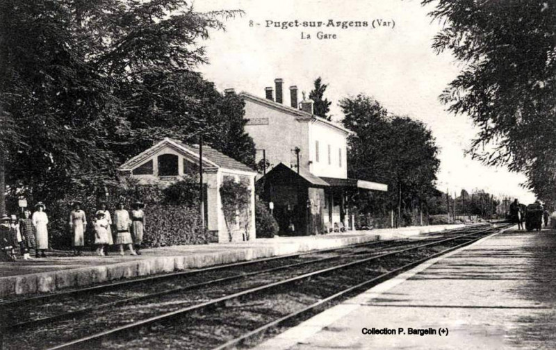 Carte postale ancienne Gare de Puget-sur-Argens 4
