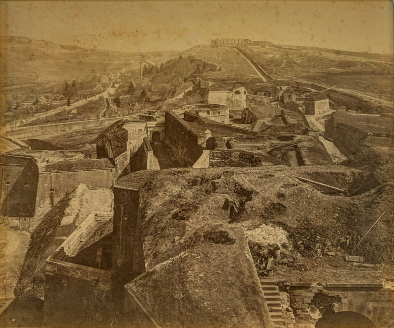 Carte postale ancienne 2012-10-12 15-48-07-musee-histoire-belfort-citadelle à Belfort