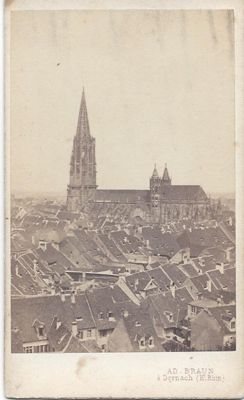 Carte postale ancienne Ad Braun Freiburg im Breisgau