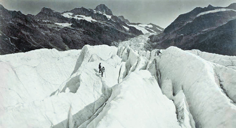 Carte postale ancienne Adolphe Braun Grindelwaldgletscher