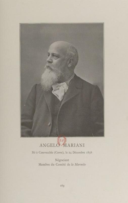 Carte postale ancienne Angelo Mariani La Marmite en 1900