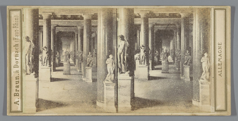 Carte postale ancienne Beeldengalerij in het Altes Museum in Berlijn Antiken-Saal (serietitel op object) Berliner Museum (serietitel op object) Allemagne (serietitel op obje