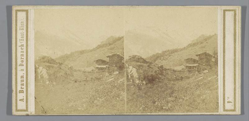 Carte postale ancienne Bergdal nabij Mürren, Zwitserland Mürren (titel op object), Rp-F-F07893