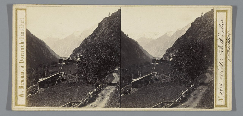 Carte postale ancienne Bergdal nabij Sankt Niklaus in Wallis, Zwitserland Vallée St. Nicolas (Valais) (titel op object), Rp-F-F07915