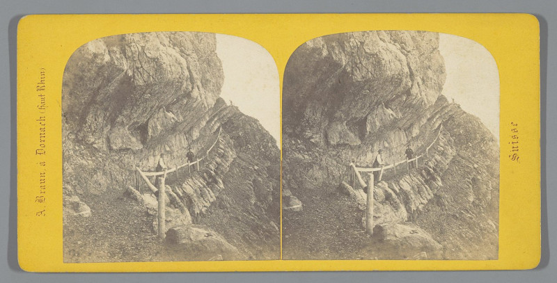 Carte postale ancienne Bergpad naar de Tomlishorn, een bergtop in het Pilatus-massief, Zwitserland Chemin du Tomlishorn (titel op object) Le Mont-Pilate (titel op object) Su