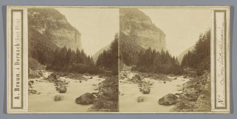Carte postale ancienne Bergpas in Zweilütschinen nabij Gündlischwand, Zwitserland Zweilütschinen (titel op object), Rp-F-F07860
