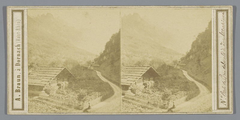Carte postale ancienne Bergpas nabij Zweilütschinen richting Grindelwald, Zwitserland Route de Grindelwald à Zweilütschinen (titel op object), Rp-F-F07861