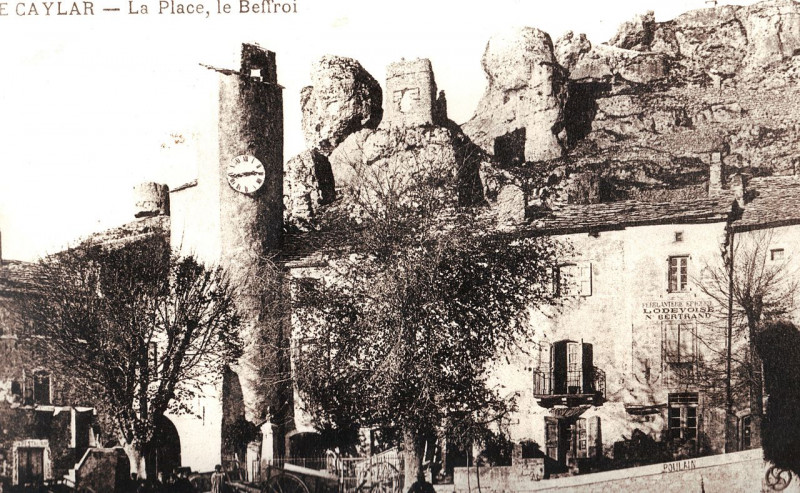 Carte postale ancienne Le Caylar au debut 19eme au Caylar