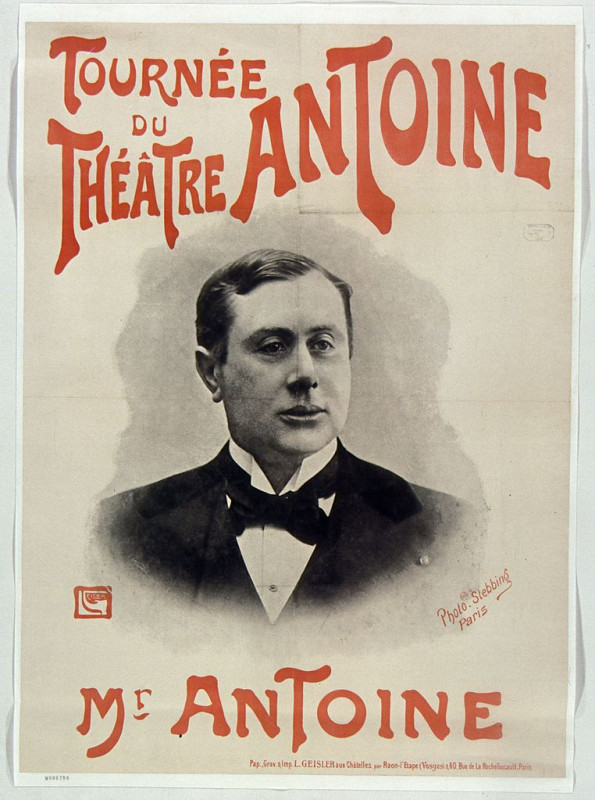 Carte postale ancienne André Antoine-Théâtre Antoine-1903