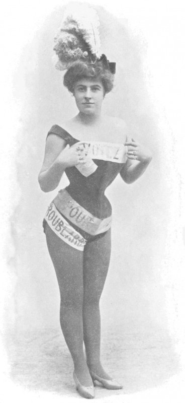 Carte postale ancienne MlleDerieuxStebbing1899