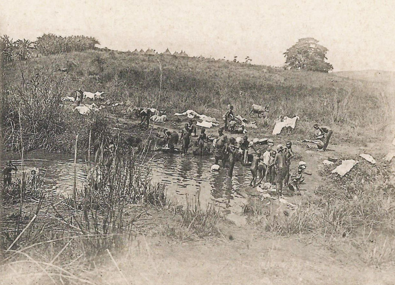 Carte postale ancienne Environs de Beyla (Guinée) (cropped)