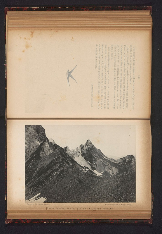 Carte postale ancienne Gezicht op de Col de la Forclaz Pointe percée, vue du Col de la Grande Forclaz (titel op object), Rp-F-2001-7-1104D-22