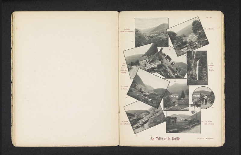 Carte postale ancienne Tien afbeeldingen van de omgeving rond Le Valtin en Le Valtin et le Rudlin (titel op object), Rp-F-2001-7-158-11