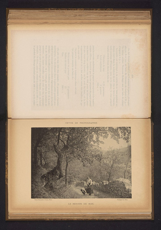 Carte postale ancienne Twee onbekende jonge vrouwen op een pad bij een bos Le retour du bois, Rp-F-2001-7-1103A-17
