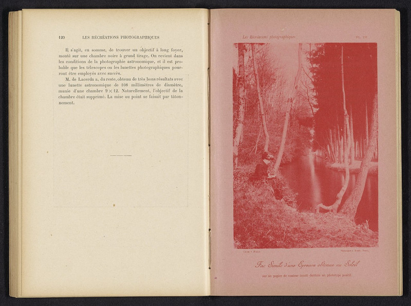 Carte postale ancienne Zittende vrouw op een waterkant met bomen Fac Simile d'une epreuve obtenue au soleil (titel op object), Rp-F-2001-7-116-17