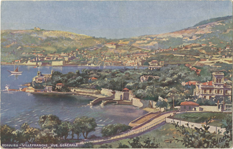 Carte postale ancienne Beaulieu--Villefranche, Vue Generale. 768-48 (Nby 420172)