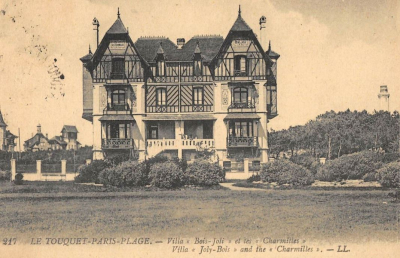 Carte postale ancienne Le Touquet-Paris-Plage - Cp - Les villas Bois-Joli et Les Charmilles au Touquet-Paris-Plage