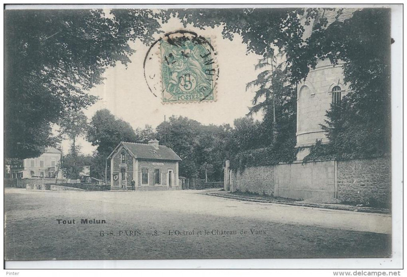 Carte postale ancienne Octroi-Melun