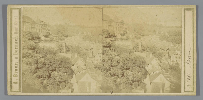 Carte postale ancienne Gezicht op Bern, Zwitserland Berne (titel op object), Rp-F-F07828