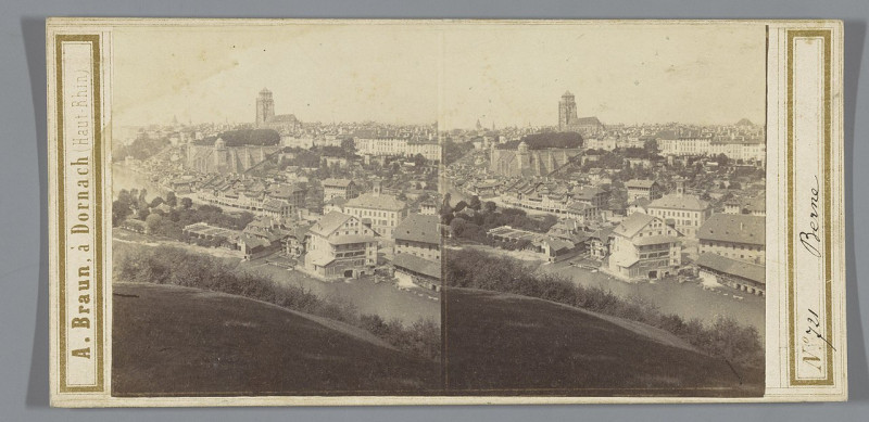 Carte postale ancienne Gezicht op Bern, Zwitserland Berne (titel op object), Rp-F-F07829