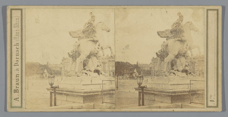 Carte postale ancienne Gezicht op de Jardin des Tuileries, Parijs Jardin des Tuileries (titel op object) Paris (serietitel op object), Rp-F-F05123