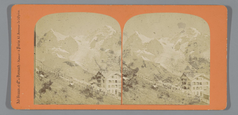 Carte postale ancienne Gezicht op de Wengernalp, Zwitserland La Wengernalp (titel op object) Oberland Bernois (serietitel op object), Rp-F-F07939