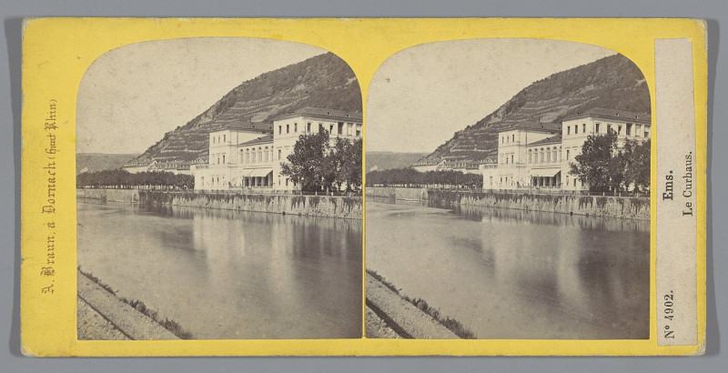 Carte postale ancienne Het kurhaus in Bad Ems aan de Lahn Le Curhaus (titel op object) Ems (serietitel op object), Rp-F-F13838