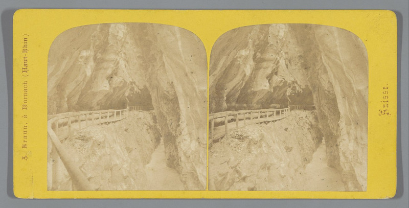Carte postale ancienne Ingang van de Taminakloof in Bad Ragaz, Zwitserland Bains de Pfaeffers. - Gorge de la Tamina (titel op object) Ragaz (serietitel op object) Suisse (se