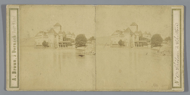 Carte postale ancienne Kasteel van Chillon aan het Meer van Genève nabij Montreux Château de Chillon, Rp-F-F07836