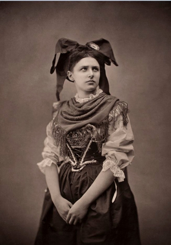 Carte postale ancienne L'Alsacienne Adolphe Braun 1859