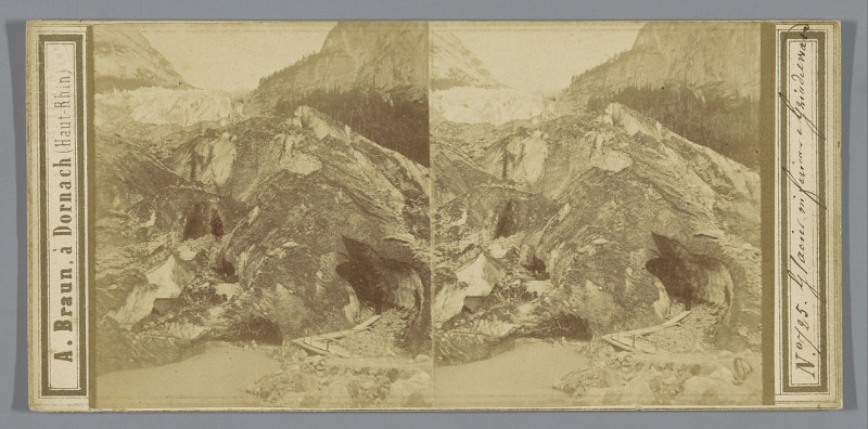 Carte postale ancienne Lage Grindelwaldgletsjer, Zwitserland Glacier inferieur a Grindelwald (titel op object), Rp-F-F07859