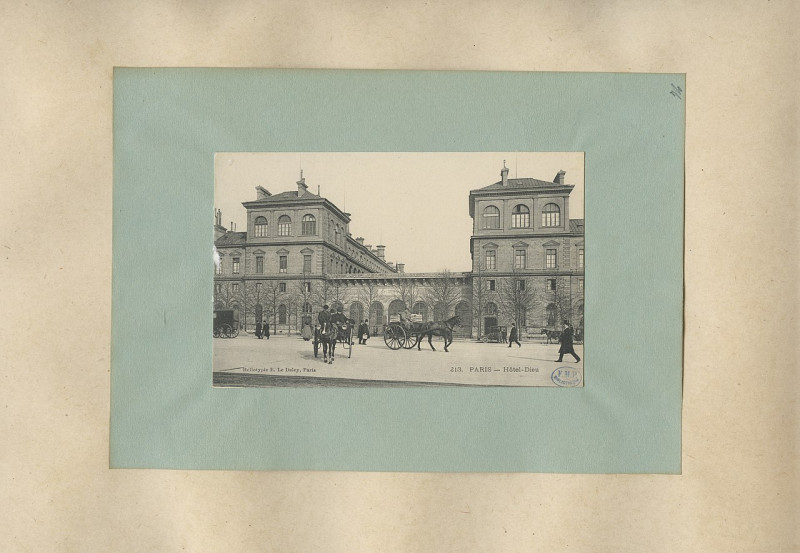 Carte postale ancienne Paris Hôtel Dieu-CISB0074