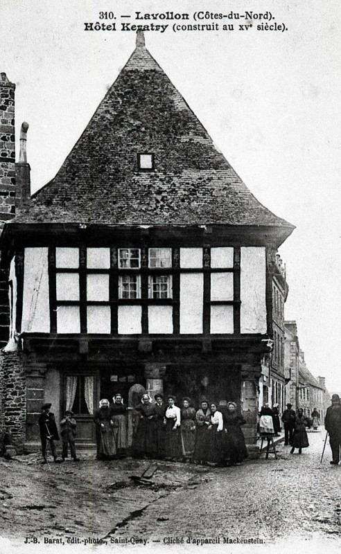 Carte postale ancienne Lanvollon (Côtes d'Armor) Hôtel Keratry (49853780311) à Lanvollon