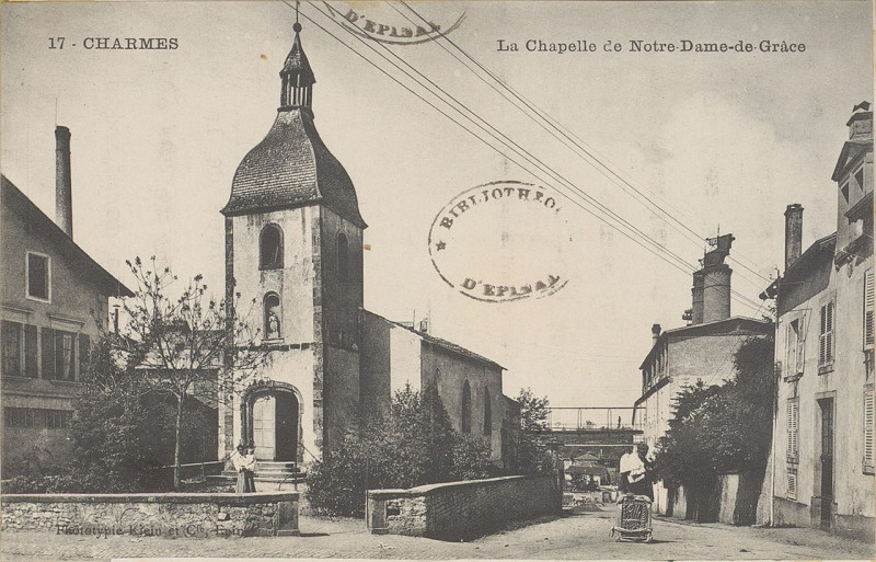 Carte postale ancienne Carte postale, Charmes, la Chapelle de Notre-Dame-de-Grâce