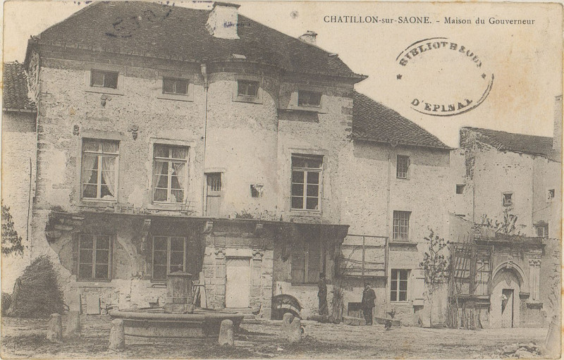 Carte postale ancienne Carte postale, Châtillon-sur-Saone, Maison du Gouverneur