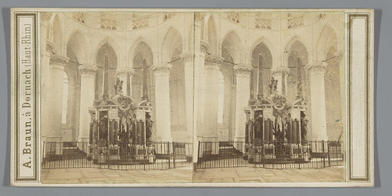 Carte postale ancienne Praalgraf van Willem van Oranje, Nieuwe Kerk, Delft Monument de Guillaume le Taciturne dans l'église neuve (titel op object) Delft (serietitel op obj