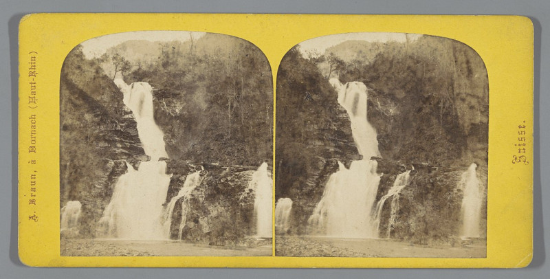 Carte postale ancienne Reichenbachwaterval in Meiringen, Zwitserland Chûtes du Reichenbach à Meyringen (titel op object) Oberland Bernois (serietitel op object) Suisse (se
