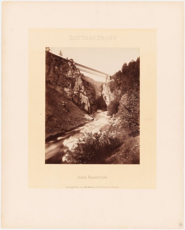 Carte postale ancienne Sbb Historic - F 111 00003 036 - Intschi Reussbruecke.tiff