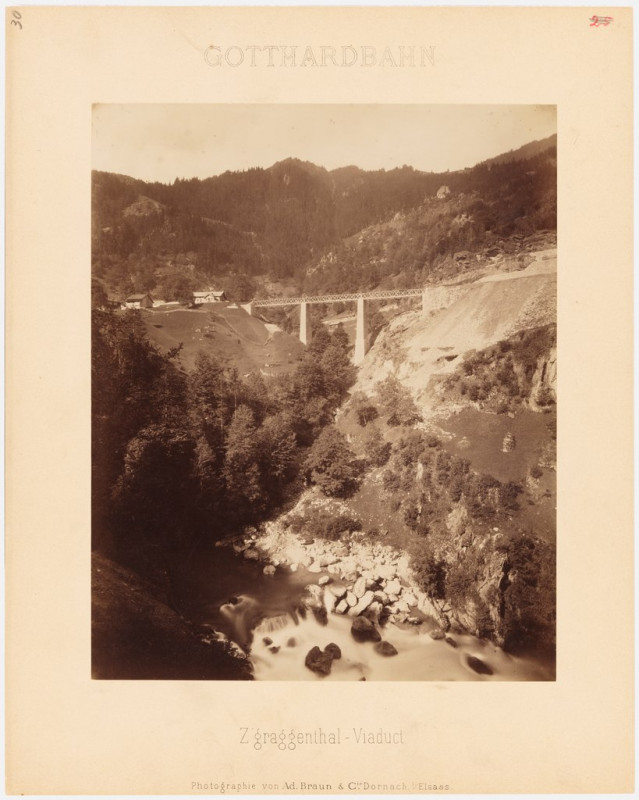 Carte postale ancienne Sbb Historic - F 111 00003 037 - Zgraggenthal-Viaduct.tiff