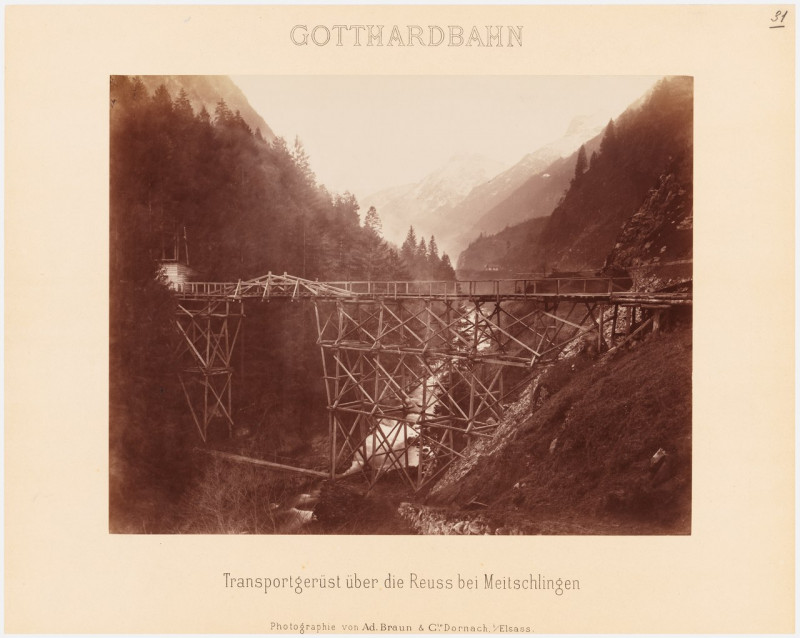 Carte postale ancienne Sbb Historic - F 111 00003 039 - Saecken Viaduct.tiff