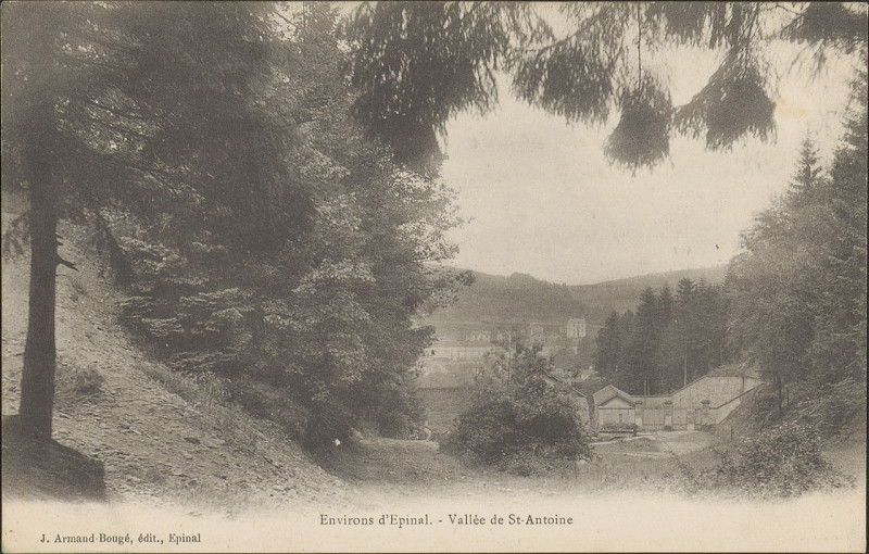 Carte postale ancienne Carte postale, Environs d'Epinal, Vallée de St-Antoine