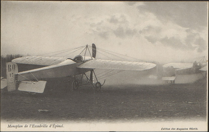 Carte postale ancienne Carte postale, Monoplan de l'Escadrille d'Epinal 2