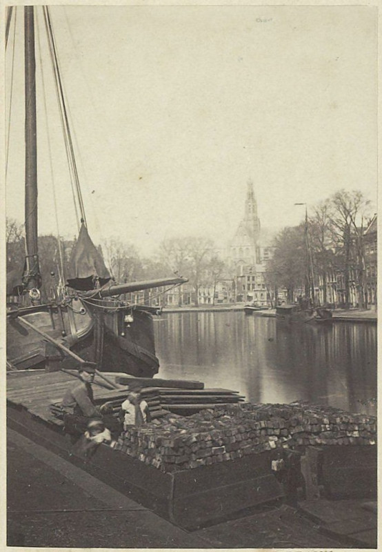 Carte postale ancienne Spaarne, Inventarisnummer Nl-HlmNHA 14354