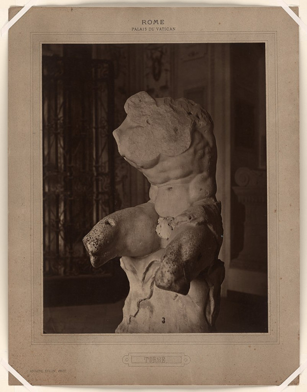 Carte postale ancienne Torso Belvédère (coll. Vaticaanse Musea), Rp-F-00-2441