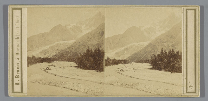 Carte postale ancienne Vallei nabij Chamonix, Frankrijk Vallée de Chamonix (titel op object), Rp-F-F06323